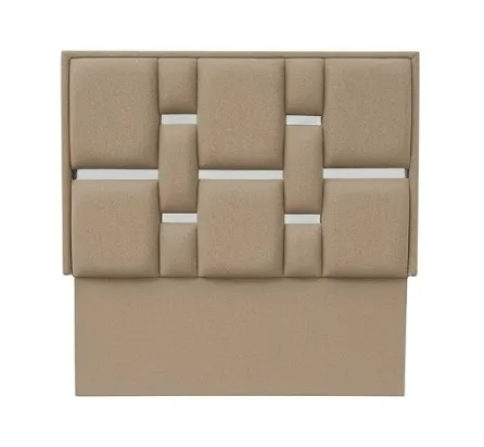 Respaldo cama 2 plazas Modelo 2 (Beige, Lino)