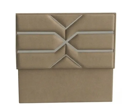Respaldo cama 2 plazas Modelo 3 (Beige, Lino)
